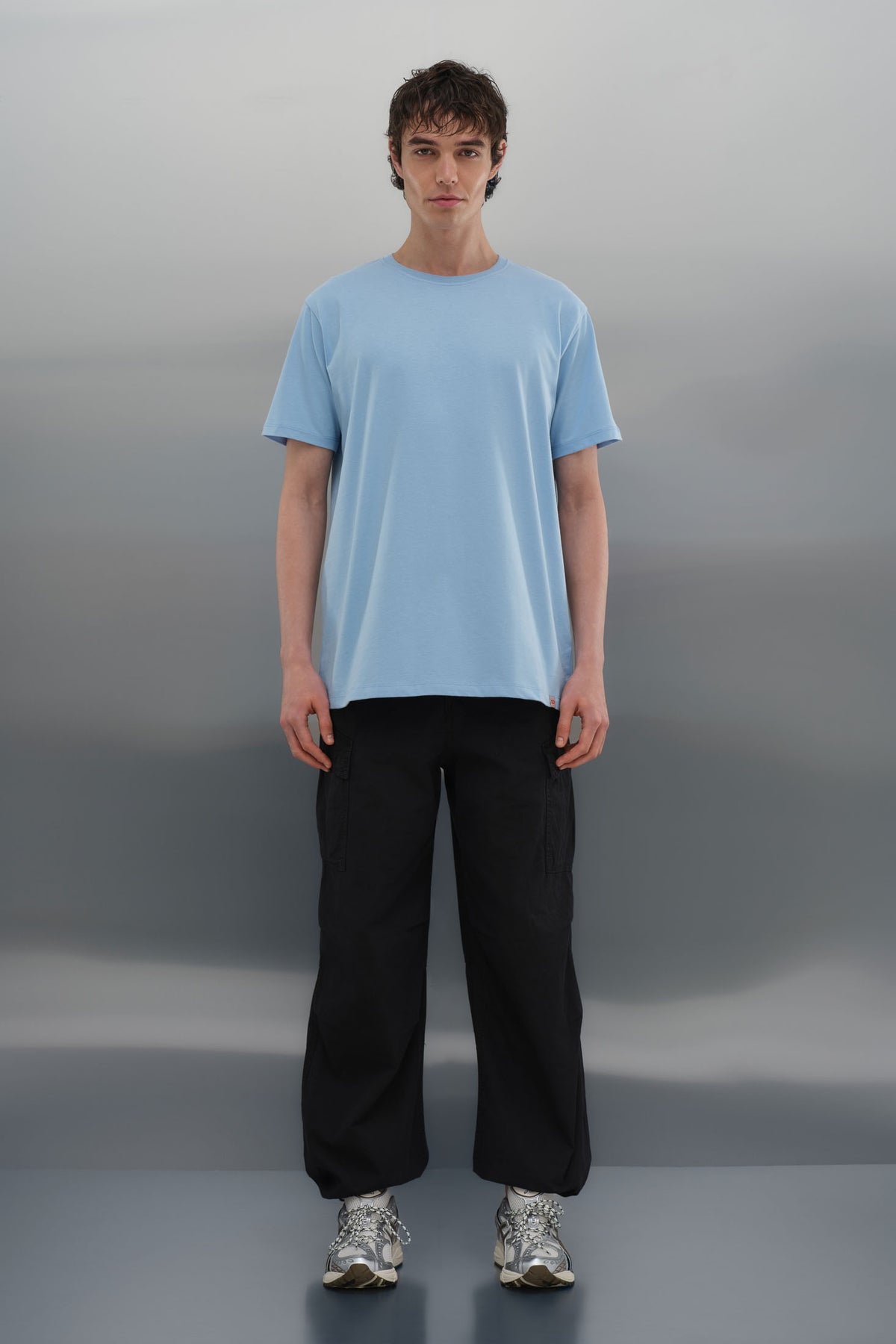 Oversize T-Shirt - Açık Mavi