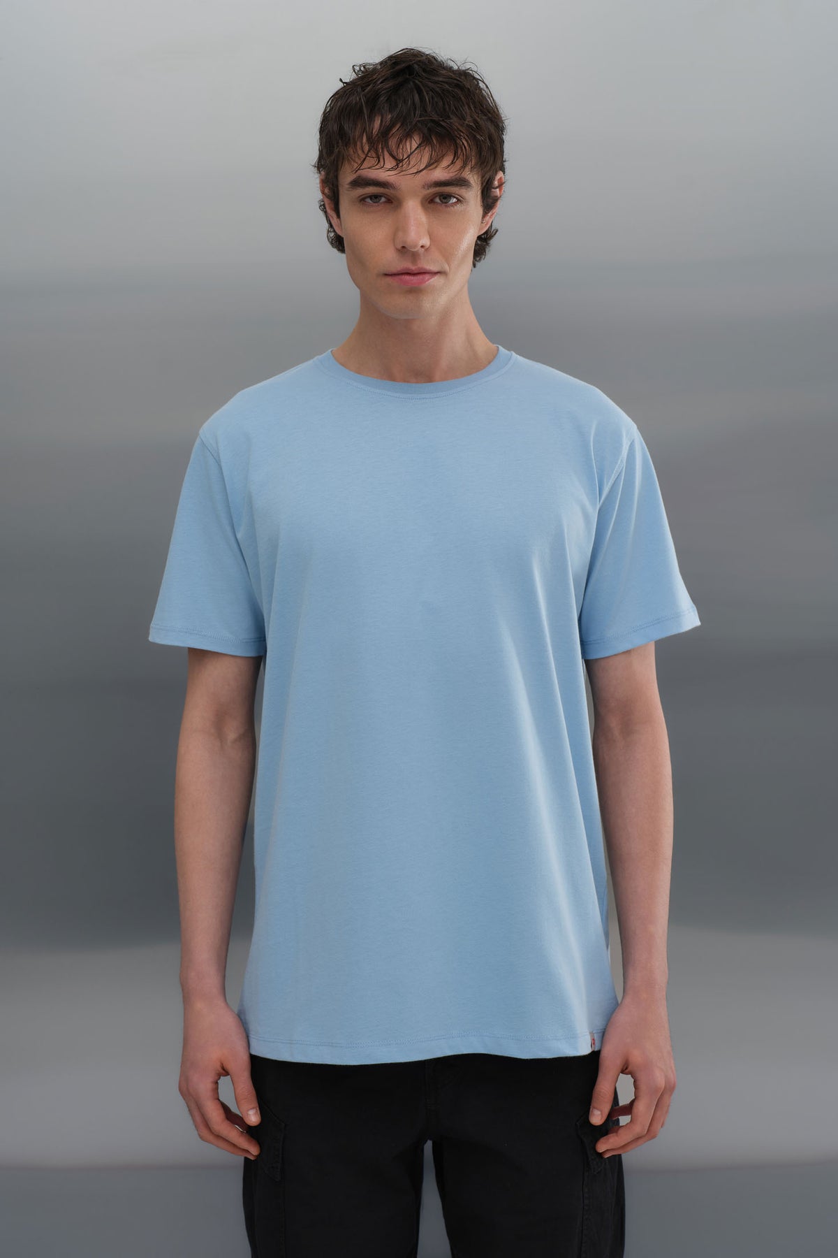 Oversize T-Shirt - Açık Mavi