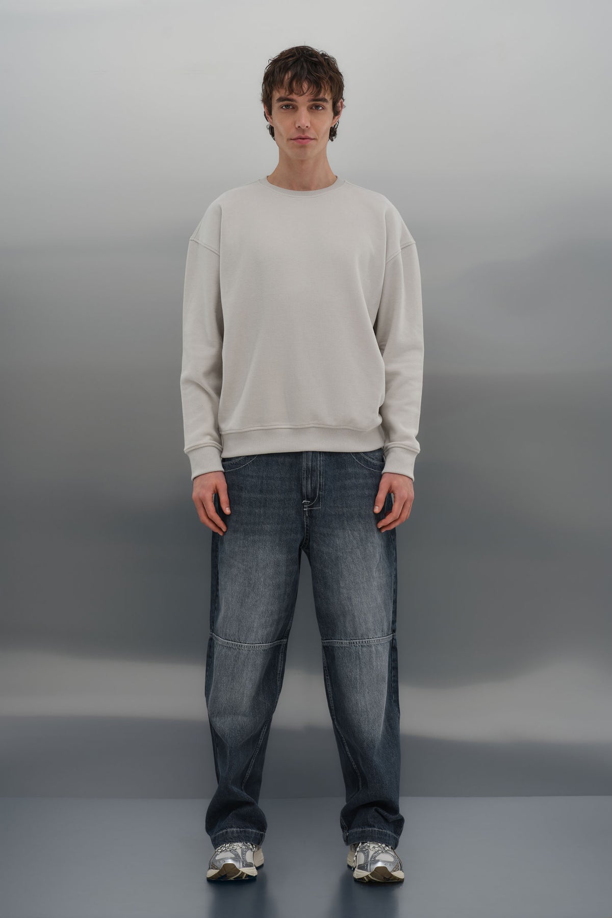 Selanik Sweatshirt - Açık Gri