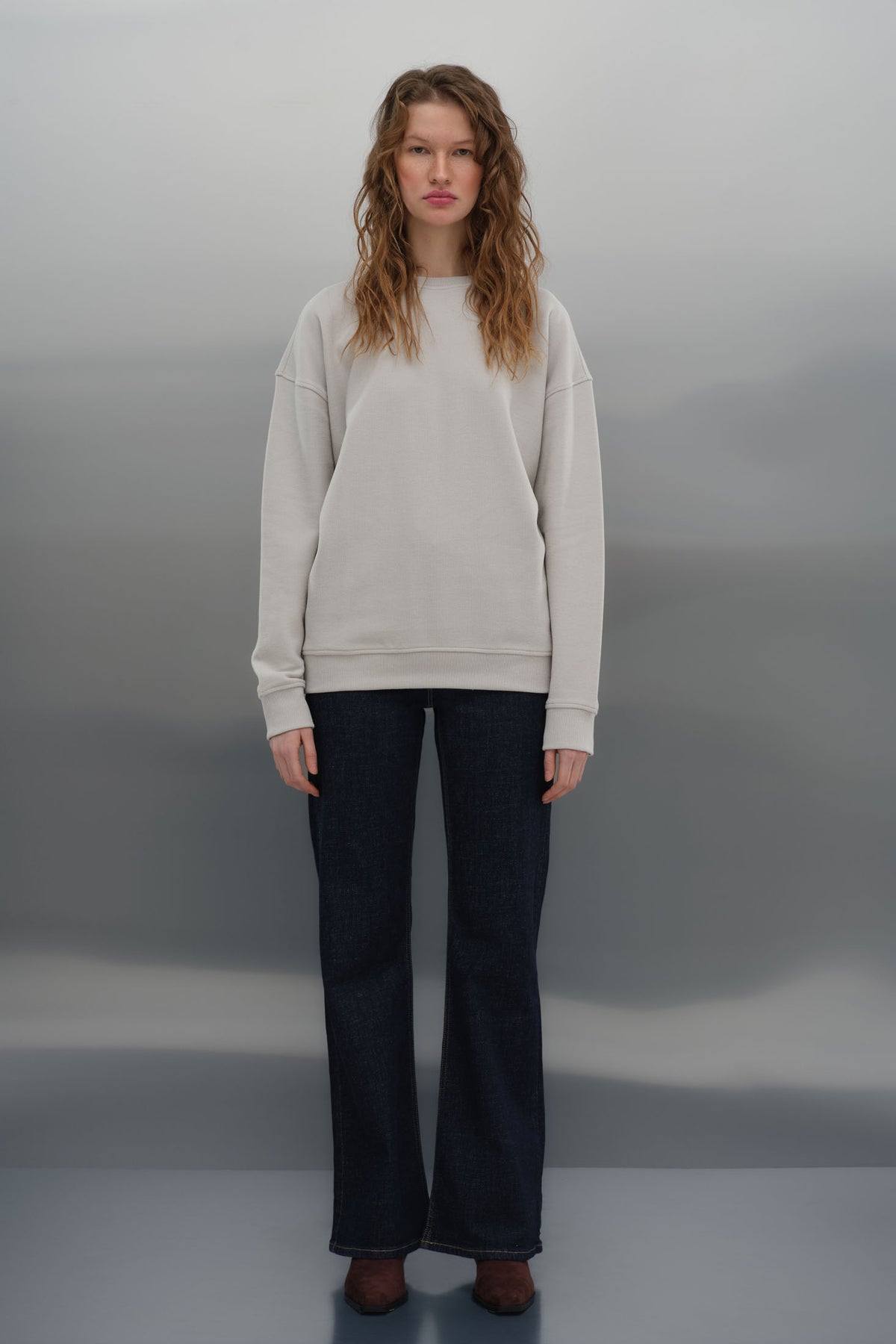 Selanik Sweatshirt - Açık Gri