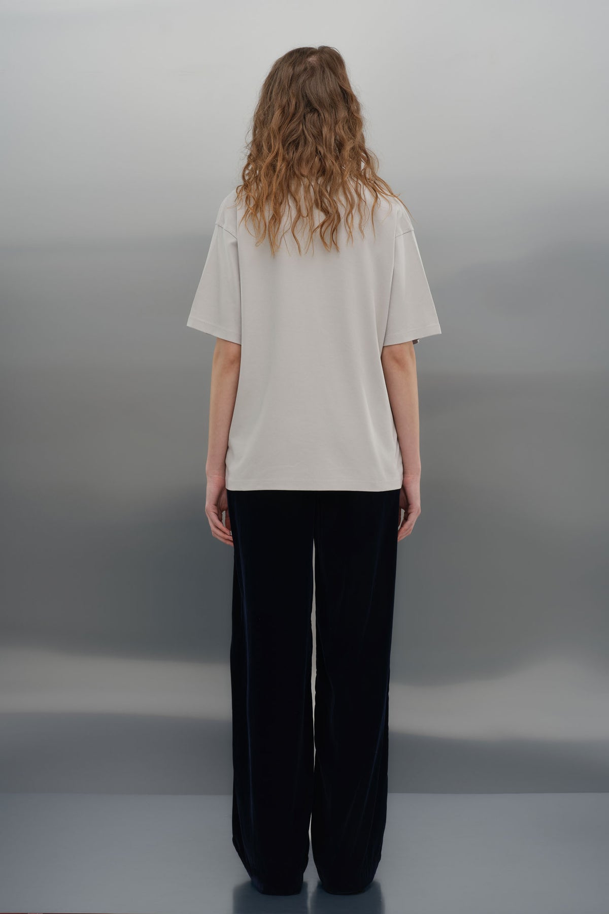 Oversize T-shirt - Açık Gri