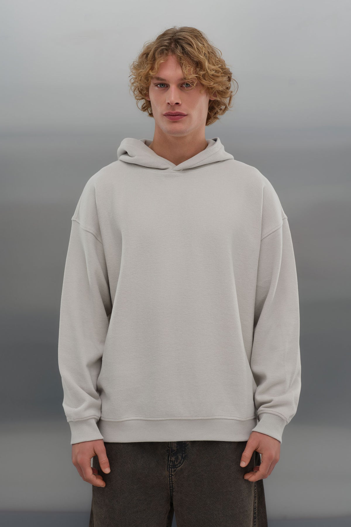 Selanik Hoodie - Açık Gri