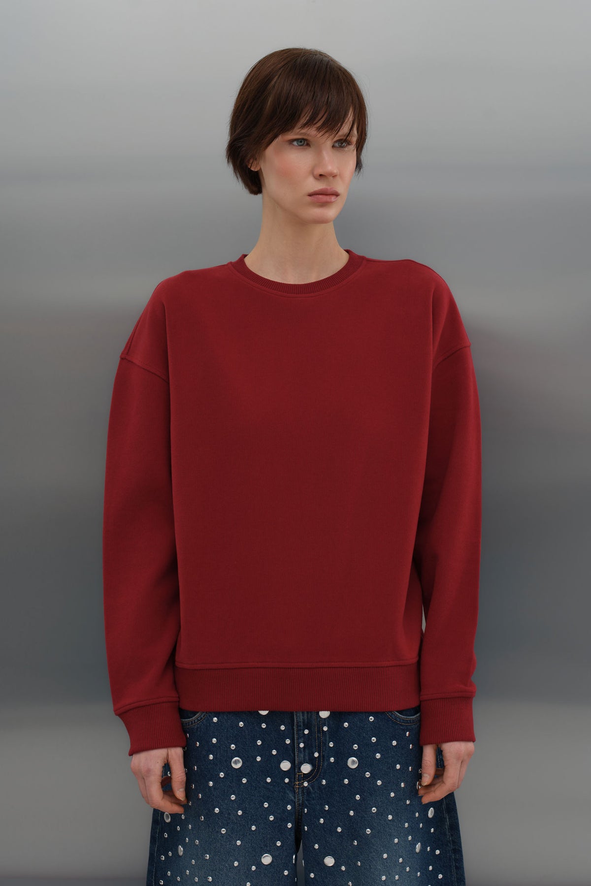Selanik Sweatshirt - Bordo