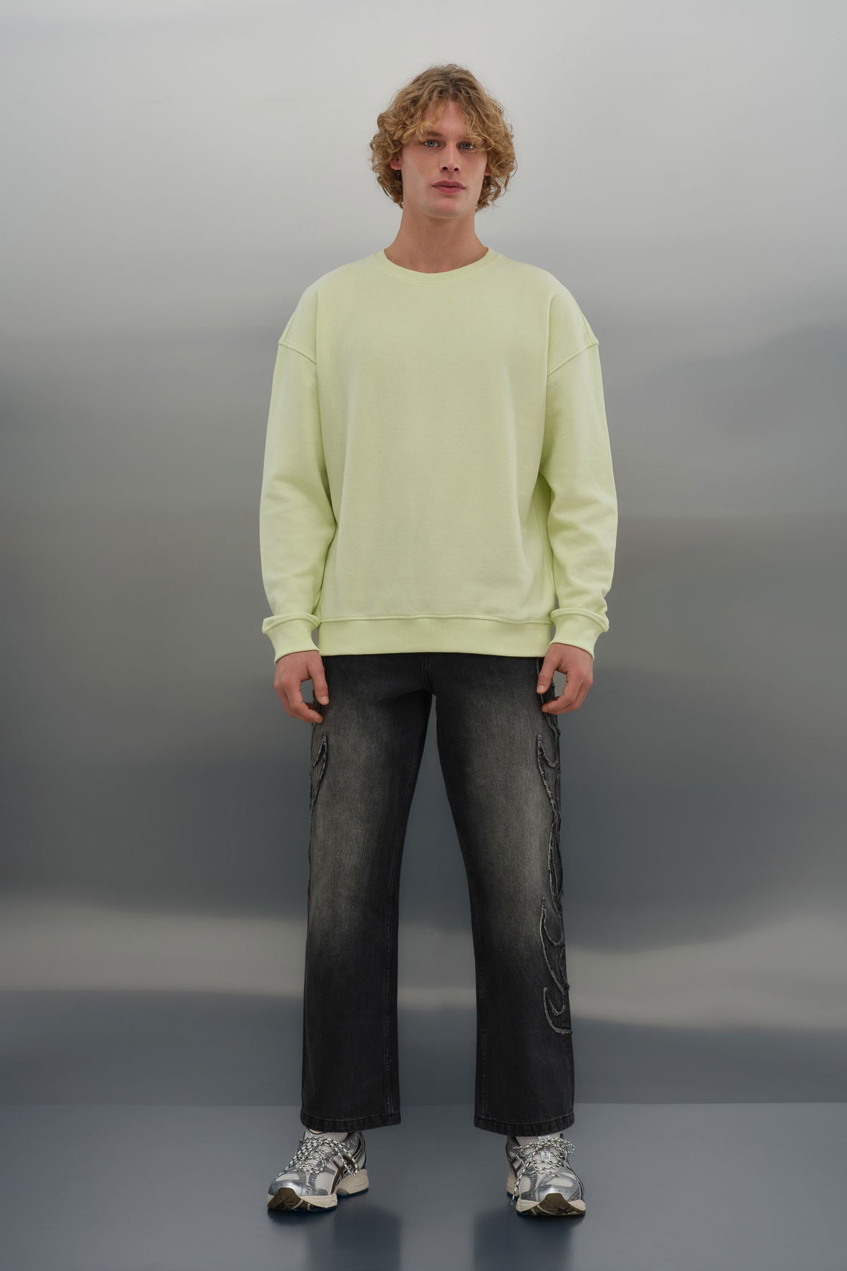 Selanik Sweatshirt - Lime